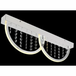 Luminaires Globo Lighting Plafonnier Globo GERT LED Blanc, 1 lumière, Changeur de couleurs