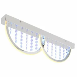 Luminaires Globo Lighting Plafonnier Globo GERT LED Blanc, 1 lumière, Changeur de couleurs