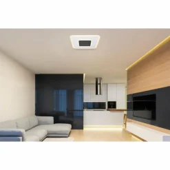 Luminaires Globo Lighting Plafonnier Globo GISELL LED Blanc, 1 lumière, Télécommandes* Éclairage Led