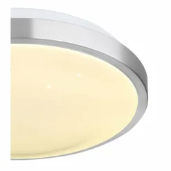 Luminaires Globo Lighting Plafonnier Globo GREGORY LED Aluminium, Blanc, 1 lumière, Détecteur de mouvement* Éclairage Led