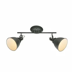 Luminaires Globo Lighting Plafonnier Globo Gris, 2 lumières* Spots Et Projecteurs