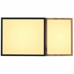 Lampes En Bois-Luminaires Globo Lighting Plafonnier Globo GUNDI LED Blanc, 1 lumière