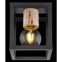 Luminaires Globo Lighting Plafonnier Globo HAGAR Noir, 1 lumière* Plafonniers