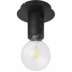 Luminaires Globo Lighting Plafonnier Globo HERMINE Noir, 1 lumière* Plafonniers