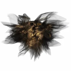 Lampes En Tissu-Luminaires Globo Lighting Plafonnier Globo ILGA Noir, 1 lumière