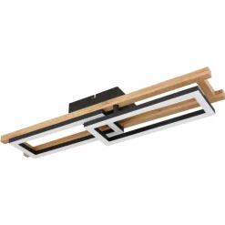 Luminaires Globo Lighting Plafonnier Globo ILLA LED Noir, 1 lumière* Éclairage Led