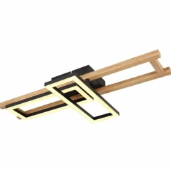 Luminaires Globo Lighting Plafonnier Globo ILLA LED Noir, 1 lumière* Éclairage Led