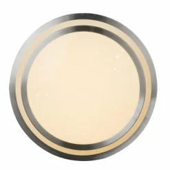 Luminaires Globo Lighting Plafonnier Globo INA Blanc, 2 lumières, Télécommandes, Changeur de couleurs