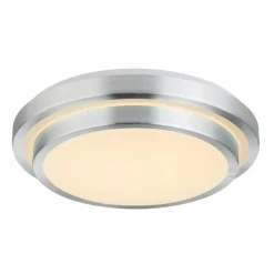 Luminaires Globo Lighting Plafonnier Globo INA Blanc, 2 lumières, Télécommandes, Changeur de couleurs