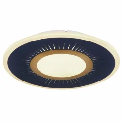 Luminaires Globo Lighting Plafonnier Globo INGOMAR LED Bleu, Blanc, 1 lumière, Télécommandes* Éclairage Led