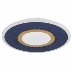 Luminaires Globo Lighting Plafonnier Globo INGOMAR LED Bleu, Blanc, 1 lumière, Télécommandes* Éclairage Led