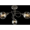 Luminaires Antiques-Luminaires Globo Lighting Plafonnier Globo Isla LED Bronze, 3 lumières