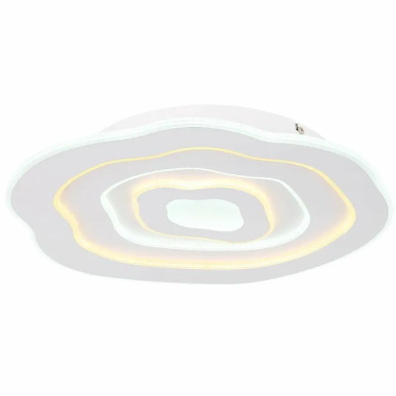 Luminaires Globo Lighting Plafonnier Globo JACKS LED Blanc, 1 lumière* Éclairage Led