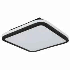 Luminaires Globo Lighting Plafonnier Globo JAXXI LED Noir, 2 lumières, Télécommandes, Changeur de couleurs