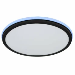 Luminaires Globo Lighting Plafonnier Globo JAXXI LED Noir, 2 lumières, Télécommandes, Changeur de couleurs