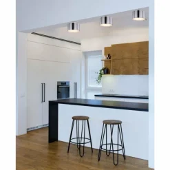 Luminaires Globo Lighting Plafonnier Globo JENNY LED Nickel mat, 1 lumière* Éclairage Led