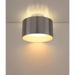 Luminaires Globo Lighting Plafonnier Globo JENNY LED Nickel mat, 1 lumière* Éclairage Led