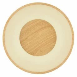 Lampes En Bois-Luminaires Globo Lighting Plafonnier Globo JOLLI LED Couleur bois, 1 lumière, Télécommandes