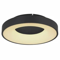 Luminaires Globo Lighting Plafonnier Globo JOLLI LED Noir, 1 lumière, Télécommandes* Éclairage Led