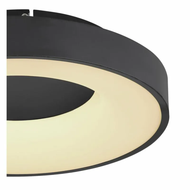 Luminaires Globo Lighting Plafonnier Globo JOLLI LED Noir, 1 lumière, Télécommandes* Éclairage Led