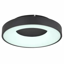 Luminaires Globo Lighting Plafonnier Globo JOLLI LED Noir, 1 lumière, Télécommandes* Éclairage Led