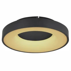 Luminaires Globo Lighting Plafonnier Globo JOLLI LED Noir, 1 lumière, Télécommandes* Éclairage Led