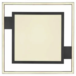 Lampes En Bois-Luminaires Globo Lighting Plafonnier Globo JORRY LED Couleur bois, Noir, 1 lumière, Télécommandes