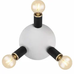 Luminaires Globo Lighting Plafonnier Globo JOSEBA Noir, 3 lumières* Plafonniers