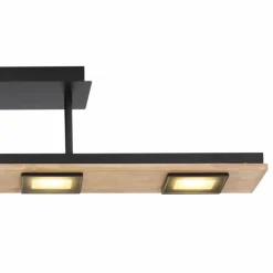 Luminaires Globo Lighting Plafonnier Globo JOYA LED Noir, 4 lumières