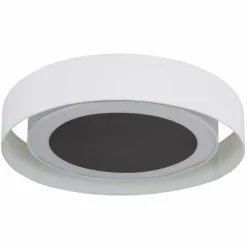 Lampes En Tissu-Luminaires Globo Lighting Plafonnier Globo JUDITH LED Blanc, 1 lumière