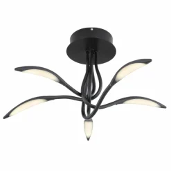 Luminaires Globo Lighting Plafonnier Globo KAELA LED Noir, 1 lumière