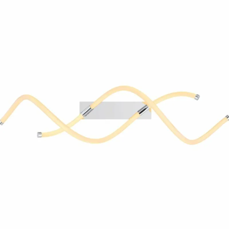 Luminaires Globo Lighting Plafonnier Globo KAIA LED Chrome, 1 lumière* Éclairage Led