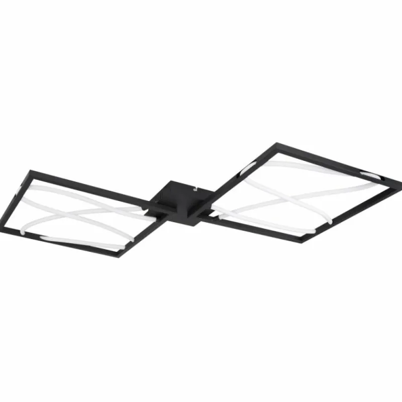 Luminaires Globo Lighting Plafonnier Globo KAIA LED Noir, 1 lumière* Éclairage Led