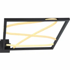 Luminaires Globo Lighting Plafonnier Globo KAIA LED Noir, 1 lumière* Éclairage Led