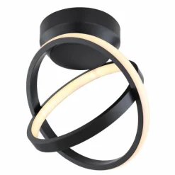 Luminaires Globo Lighting Plafonnier Globo KAMILLA LED Noir, 1 lumière* Éclairage Led