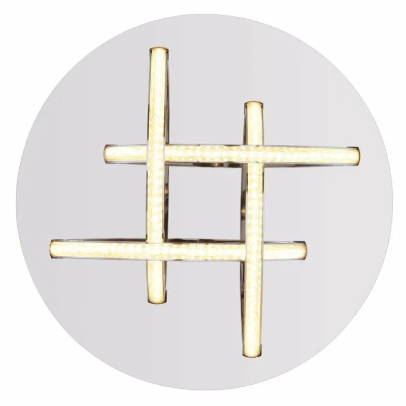 Luminaires Globo Lighting Plafonnier Globo KEANA LED Chrome, 1 lumière