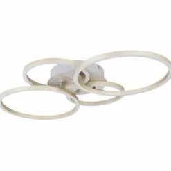 Luminaires Globo Lighting Plafonnier Globo KENDY LED Nickel mat, 1 lumière* Éclairage Led