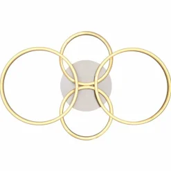 Luminaires Globo Lighting Plafonnier Globo KENDY LED Nickel mat, 1 lumière* Éclairage Led