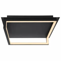 Luminaires Globo Lighting Plafonnier Globo KERASIA LED Noir, 1 lumière