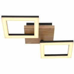 Luminaires Globo Lighting Plafonnier Globo KERRY LED Noir, 1 lumière* Éclairage Led