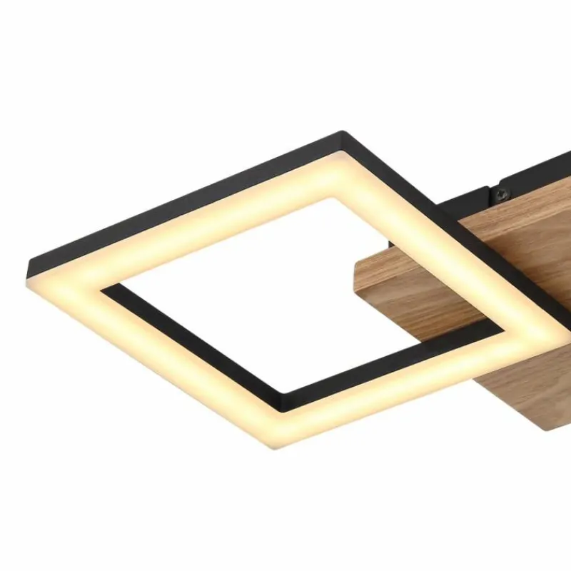 Luminaires Globo Lighting Plafonnier Globo KERRY LED Noir, 1 lumière* Éclairage Led