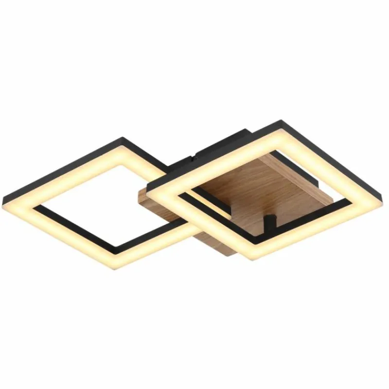 Luminaires Globo Lighting Plafonnier Globo KERRY LED Noir, 1 lumière* Éclairage Led