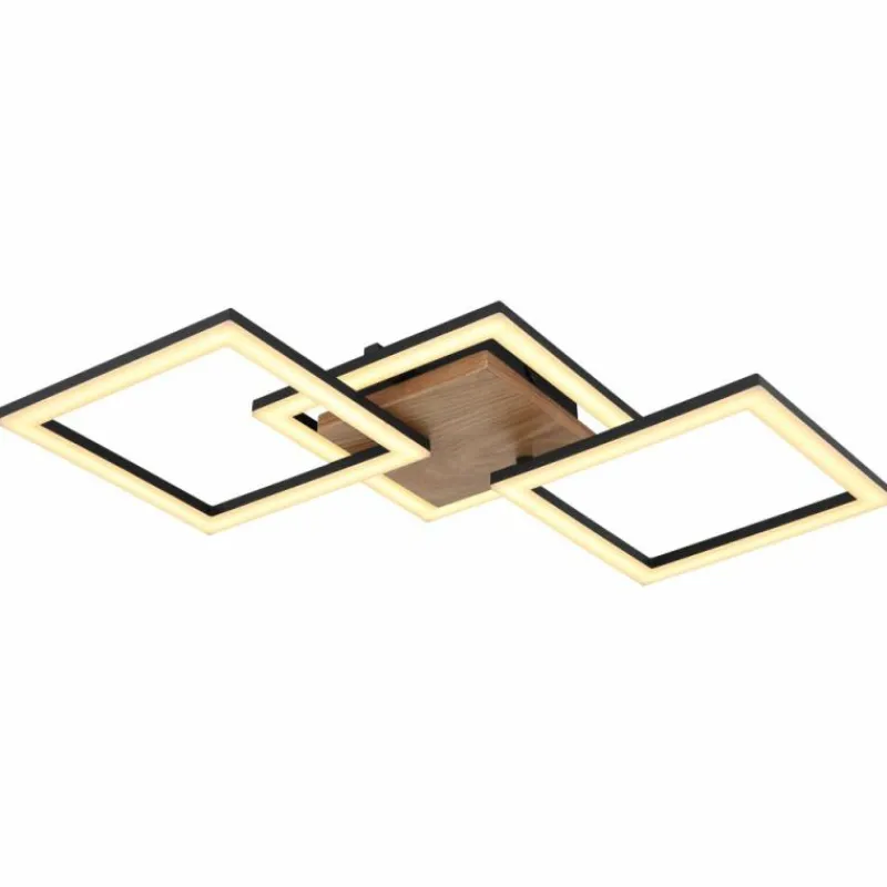 Luminaires Globo Lighting Plafonnier Globo KERRY LED Noir, 1 lumière* Éclairage Led