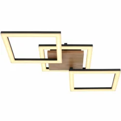 Luminaires Globo Lighting Plafonnier Globo KERRY LED Noir, 1 lumière* Éclairage Led