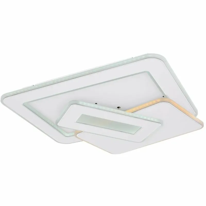 Luminaires Globo Lighting Plafonnier Globo KIQUE LED Blanc, 1 lumière