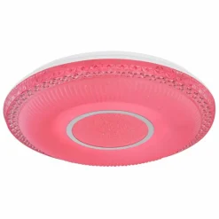 Luminaires Globo Lighting Plafonnier Globo KLEMENS LED Blanc, 2 lumières, Télécommandes, Changeur de couleurs* Éclairage Led