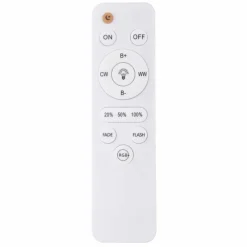 Luminaires Globo Lighting Plafonnier Globo KLEMENS LED Blanc, 2 lumières, Télécommandes, Changeur de couleurs* Éclairage Led