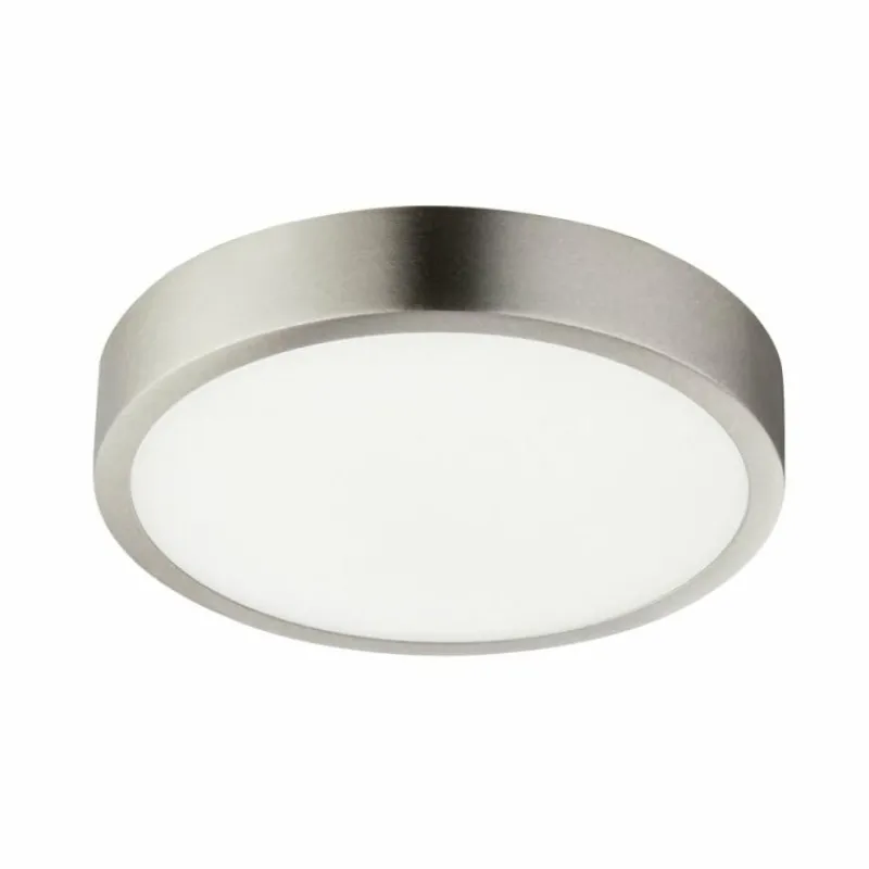 Luminaires Globo Lighting Plafonnier Globo KRULL LED Nickel mat, 1 lumière