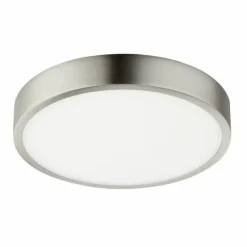 Luminaires Globo Lighting Plafonnier Globo KRULL LED Nickel mat, 1 lumière