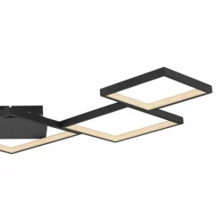 Luminaires Globo Lighting Plafonnier Globo KURIO LED Noir, 1 lumière, Télécommandes